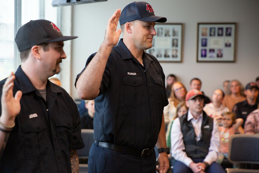 Chehalis Welcomes Two New Firefighters,