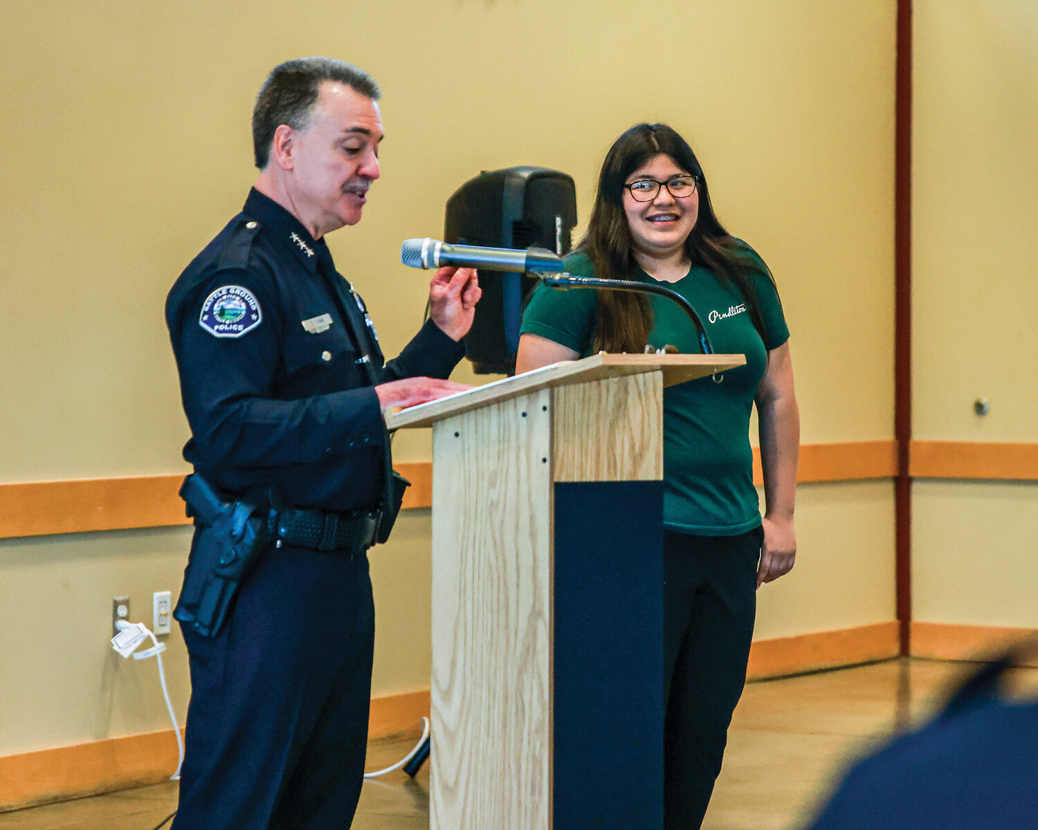 BGPD honors teen who subdued home intruder - The Reflector