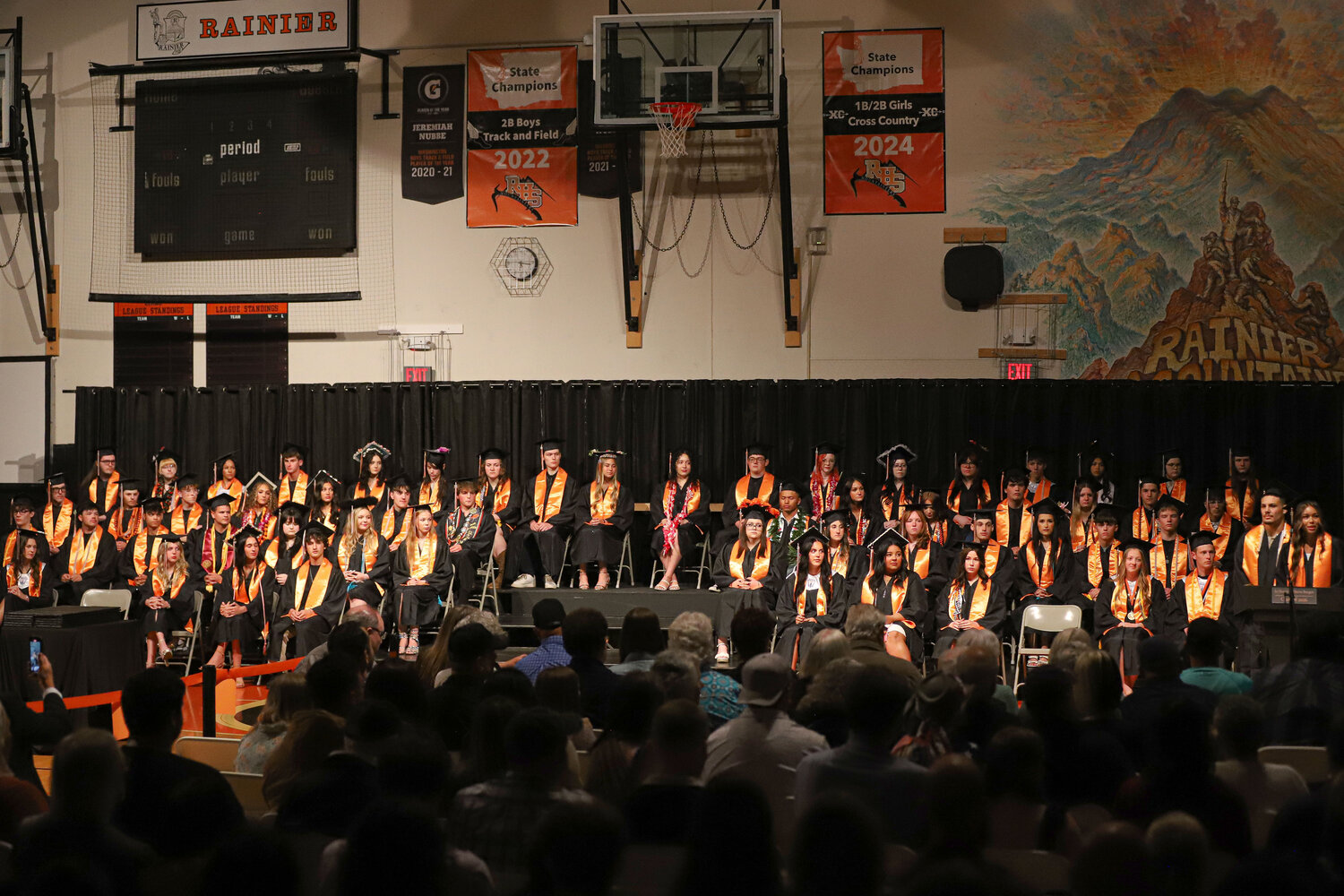 Rainier High School class of 2026 honors late classmate Deven Borgen during graduation