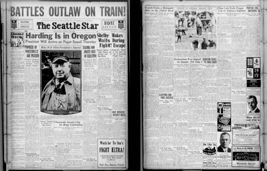 Online collection of historic Washington newspapers reaches a million pages