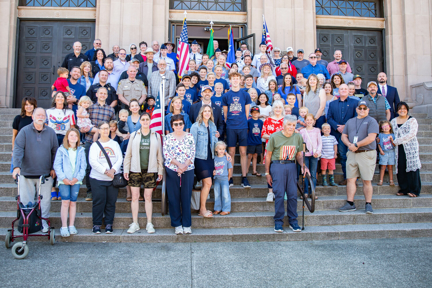 Lewis County celebrates America250 with dedication of founding document replicas