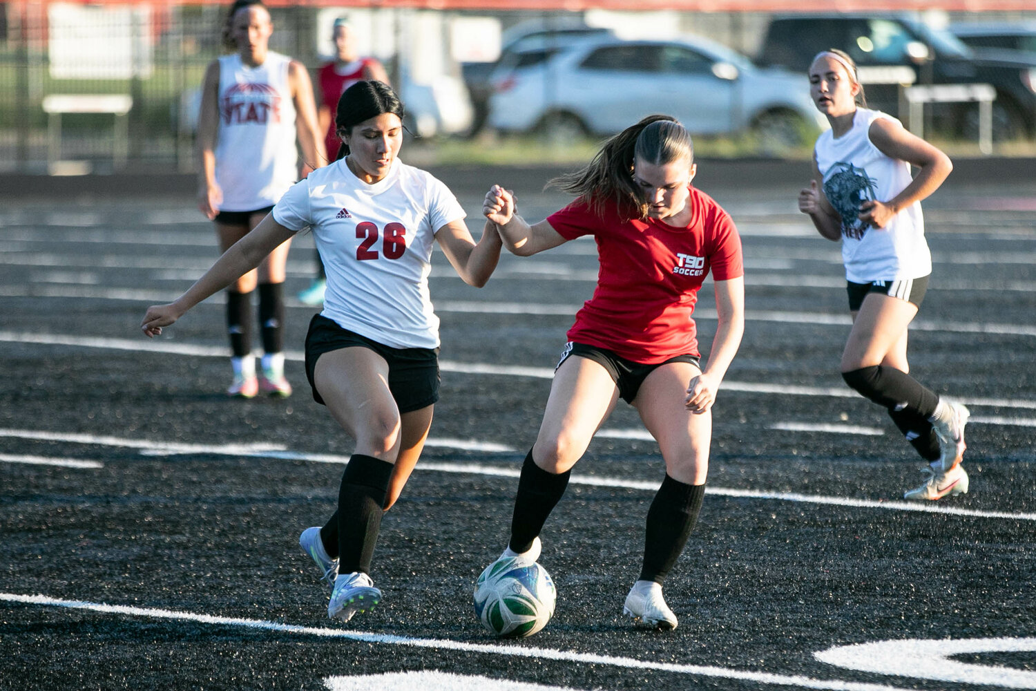 Prep girls soccer: Rivals W.F. West, Tenino fine-tuning details in summer scrimmage 