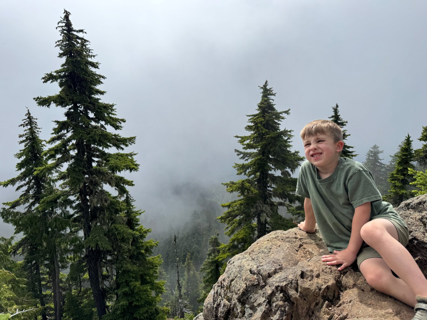 In Focus: Young local climber, 5, conquers Mount Ellinor with father and grandfather