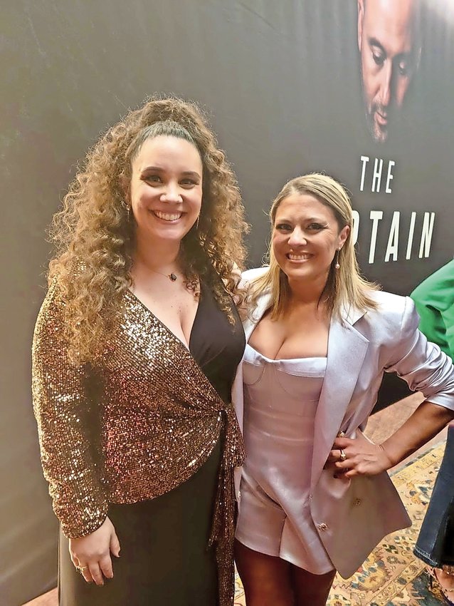 Alex Cirillo (left) and Jenna Carey at the Tribeca premiere of 'The Captain'