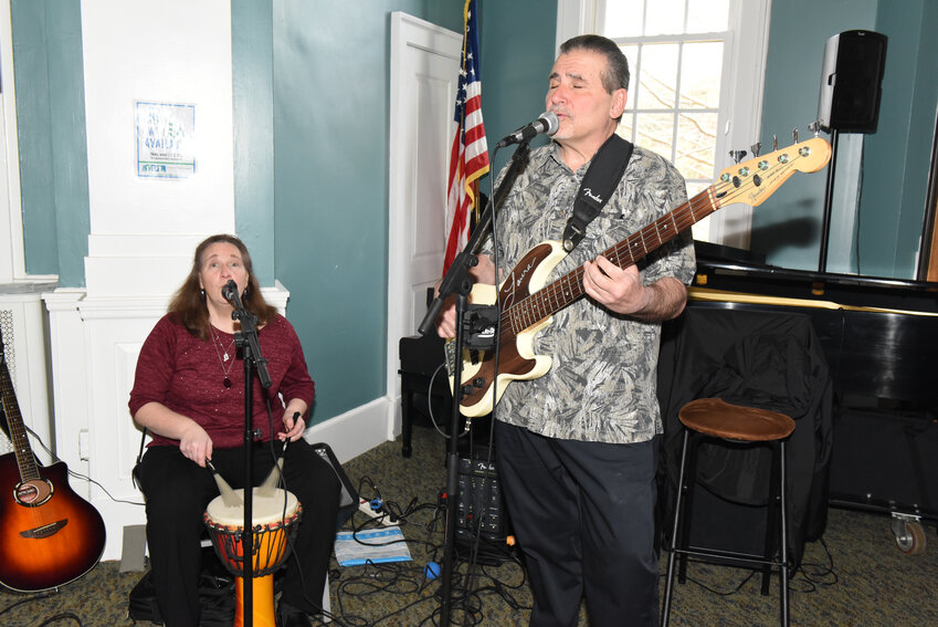 The New Standards, featuring Christine Selimeno, left, Johnny Pell