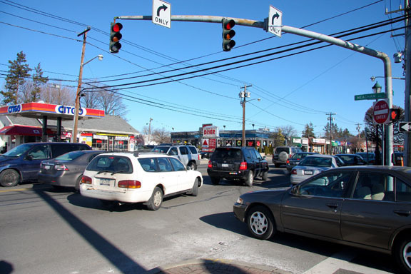Measures to improve the safety of Hempstead Turnpike, pictured here, could soon be under way by the state's Department of Transportation.