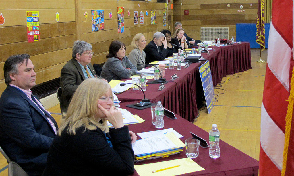 A School Board meeting on Jan. 9 served largely as an 
introduction to what School Superintendent Dr. James Mapes characterized as an “increasingly 
convoluted budget process.” Many members of the board extended invitations to the community to get informed and get involved, pointing to a possible budgetary shortfall approaching $5 million in the coming years.