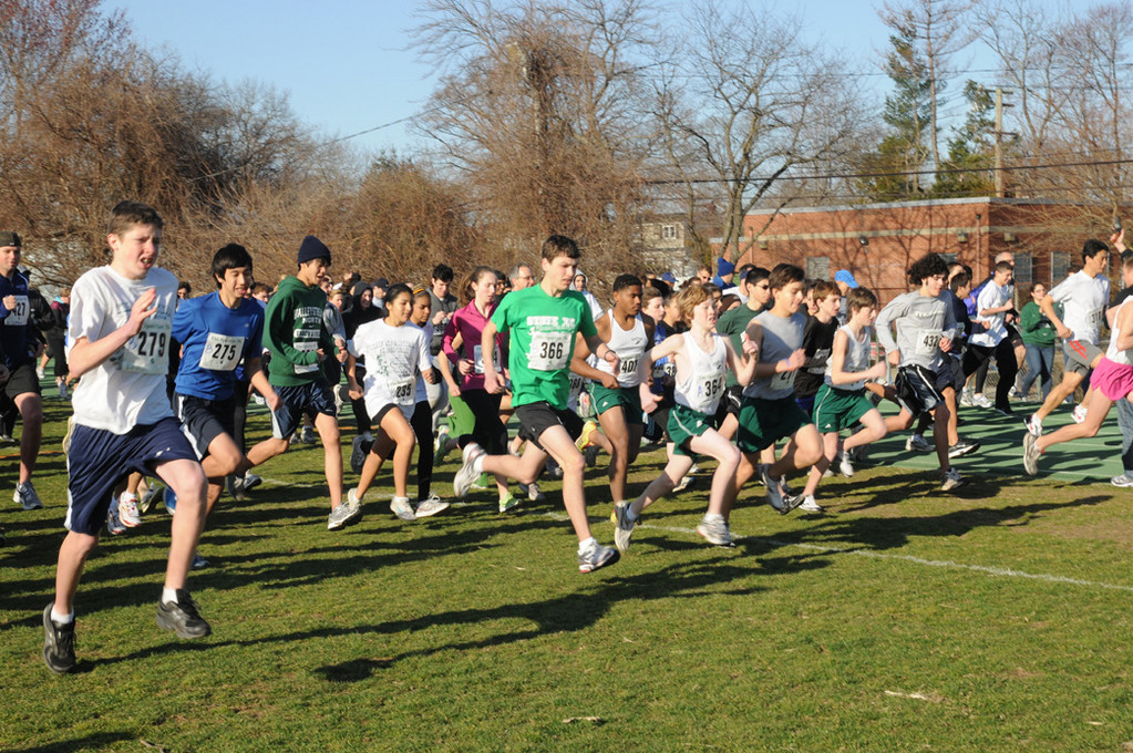 Participants in Last Year’s 5K race at Valley Stream North High School. This year’s third annual event is scheduled for Saturday, March 17.