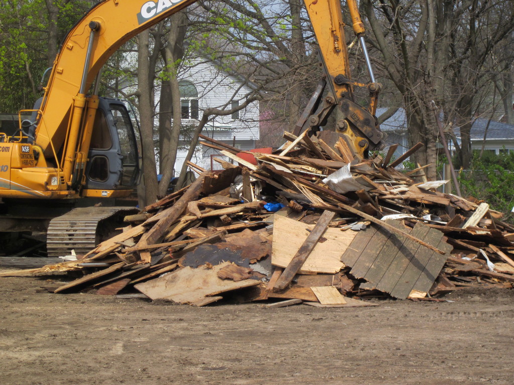 The pony barn at Lakewood Stables was demolished.