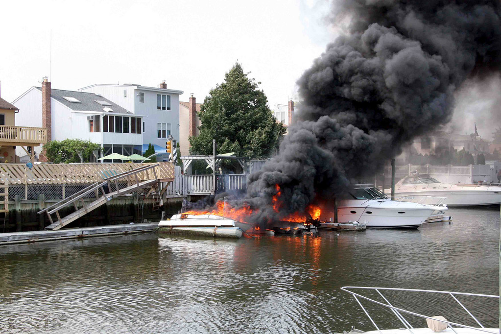 A boat in Oceanside caught fire last weekend.
