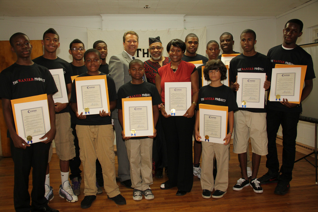 Thirteen young men graduated from the W.A.N.T.E.D. program at the Valley Stream Presbyterian Church on June 30.