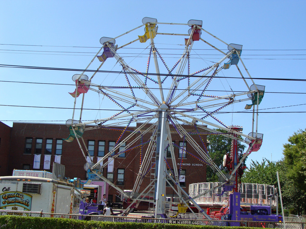 Residents cooled off on a sweltering weekend at the St. Raymond’s carnival.