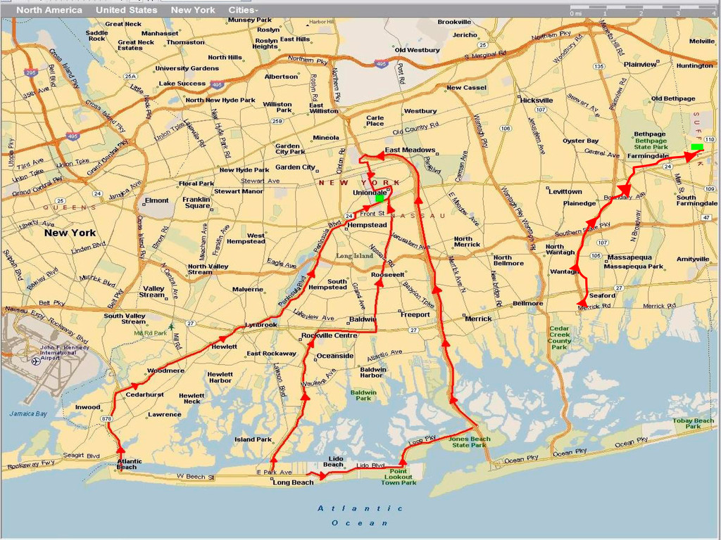 The Village of Island Park is encouraging its residents to evacuate before Hurricane Irene hits. Nassau County's coastal evacuation routes are outlined on this map.