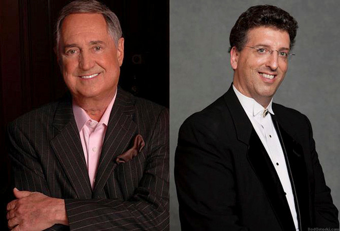 Songwriter and entertainer Neil Sedaka, left, will be attending the premiere of his classical composition “Manhattan Intermezzo,” to be performed by pianist Jeffrey Biegel, right.