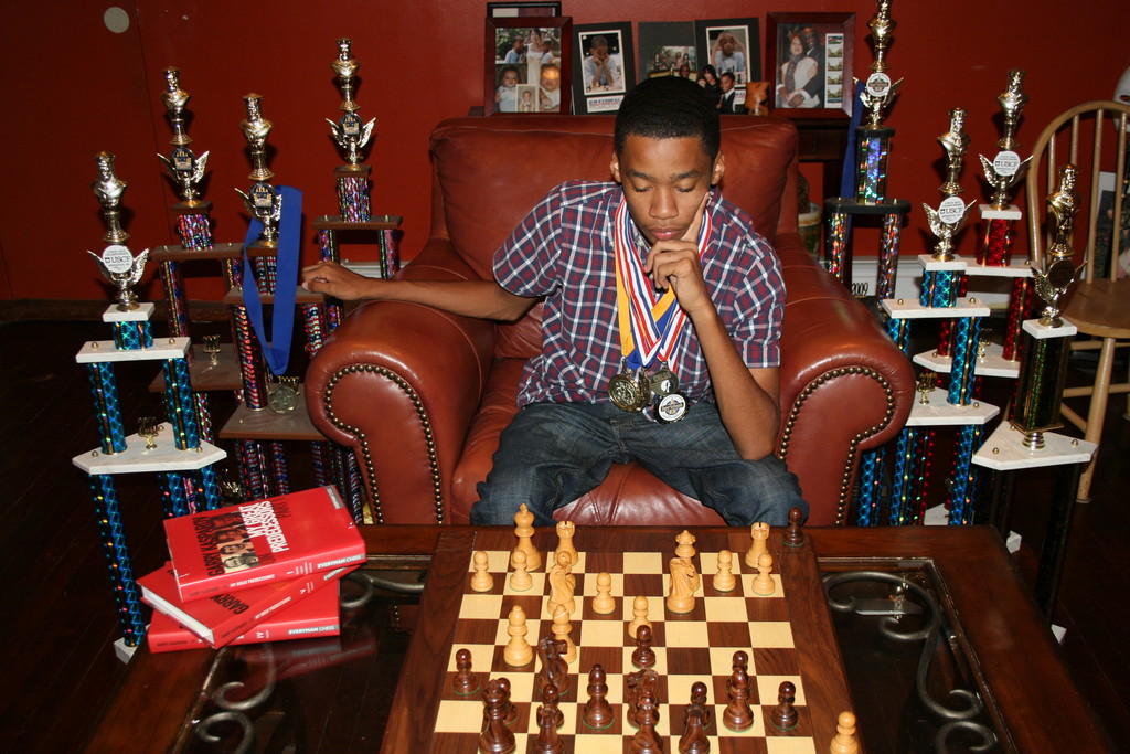 Jehron Bryant, a 15-year-old sophomore at Central High School, recently became a National Chess Master. He has been playing since he was 4 years old.