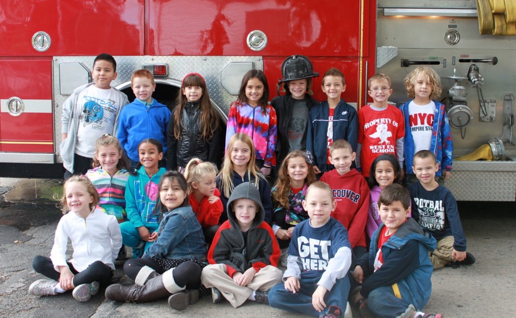 Tina Becker’s second-grade class learned about safety through a variety of programs at West End School.
