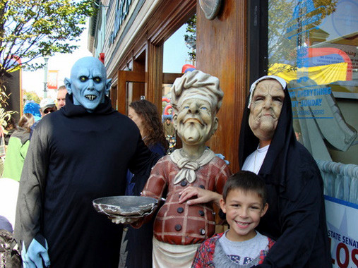 Scary fun on Atlantic Avenue last Halloween.