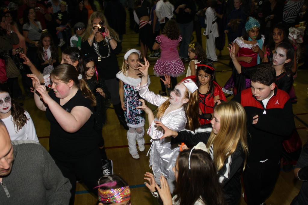 John Street School's 6th grade danced to "Thriller" at last week's spooky dance.