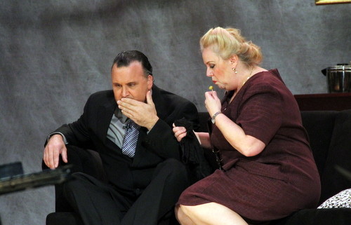 Andrew Upbin and Mary Malloy as Mr. 7 Mrs. Upson