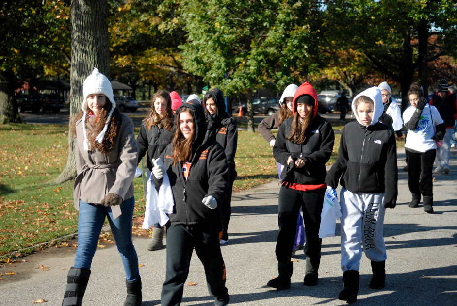 H. Frank Carey High School students participated in the Habitat For Humanity Walk-A-Thon last month.