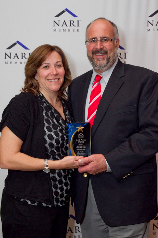 Veronica and Bob Krendel accepted the awards on behalf of R. A. Krendel Contacting.