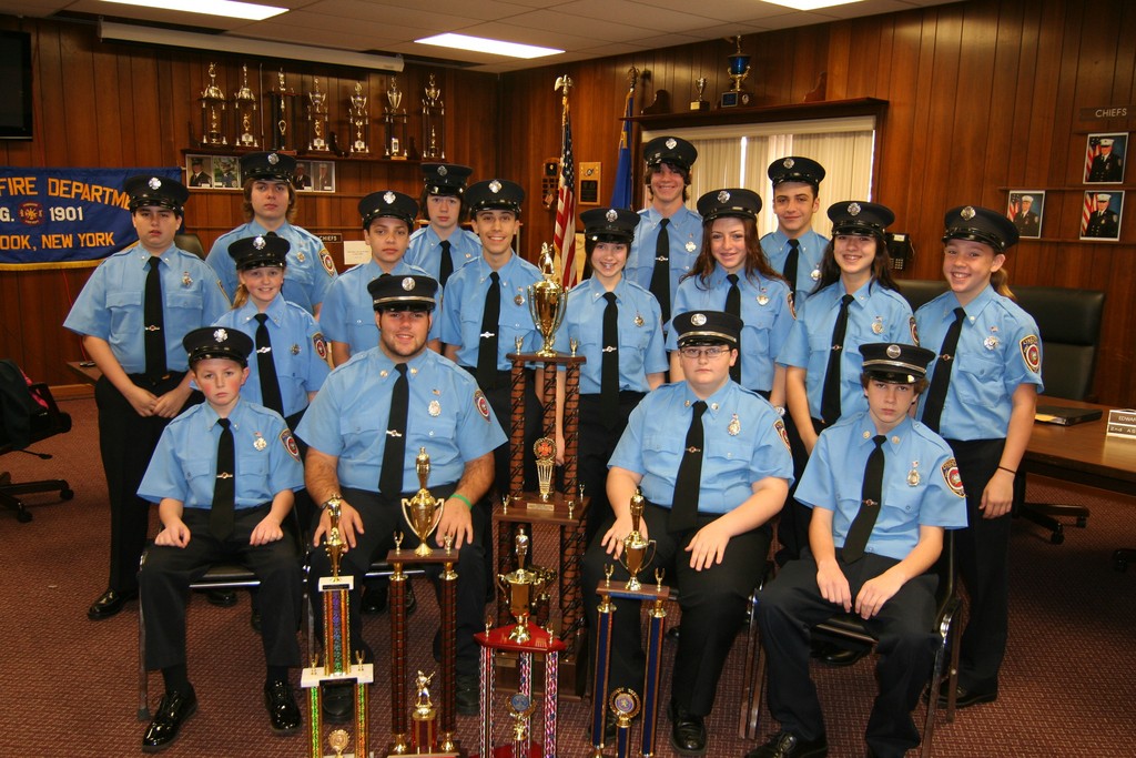the Lynbrook Junior Fire Department took first place as the Best Appearing Junior Fire Department in Nassau County for 2011.