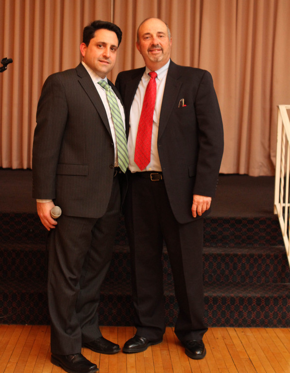 Hon. Joseph C. Calabrese, right, and Joseph Ardito, Esq., the F.S. Chamber's new president.