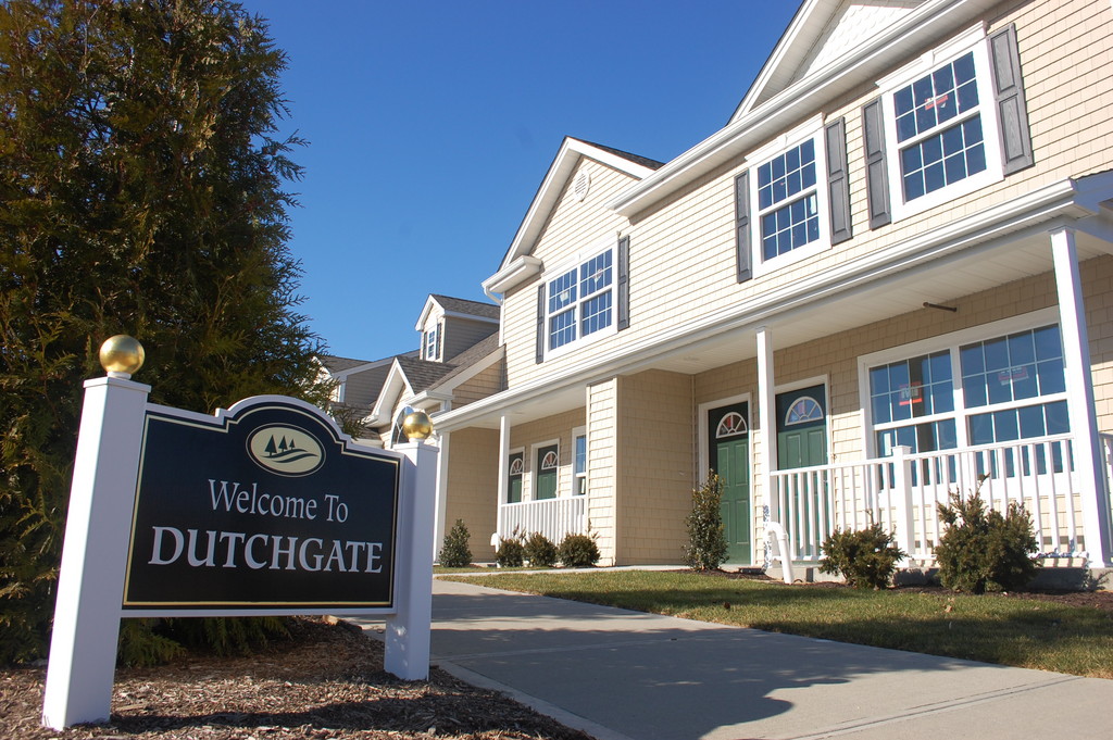 The Hempstead town board recently approved a change for the Dutchgate senior housing complex in North Valley Stream, allowing half the units to be sold to residents over age 55. The previous minimum age was 62, and that is still the requirement for the other half of the 348-unit development.