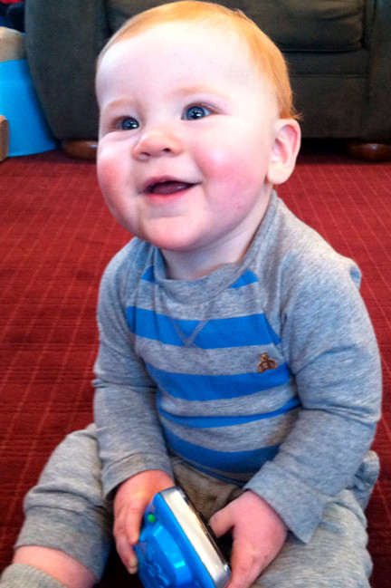 Jack Foley, 9 months old, was diagnosed with a heart defect last February, when he was still in him mother's womb.