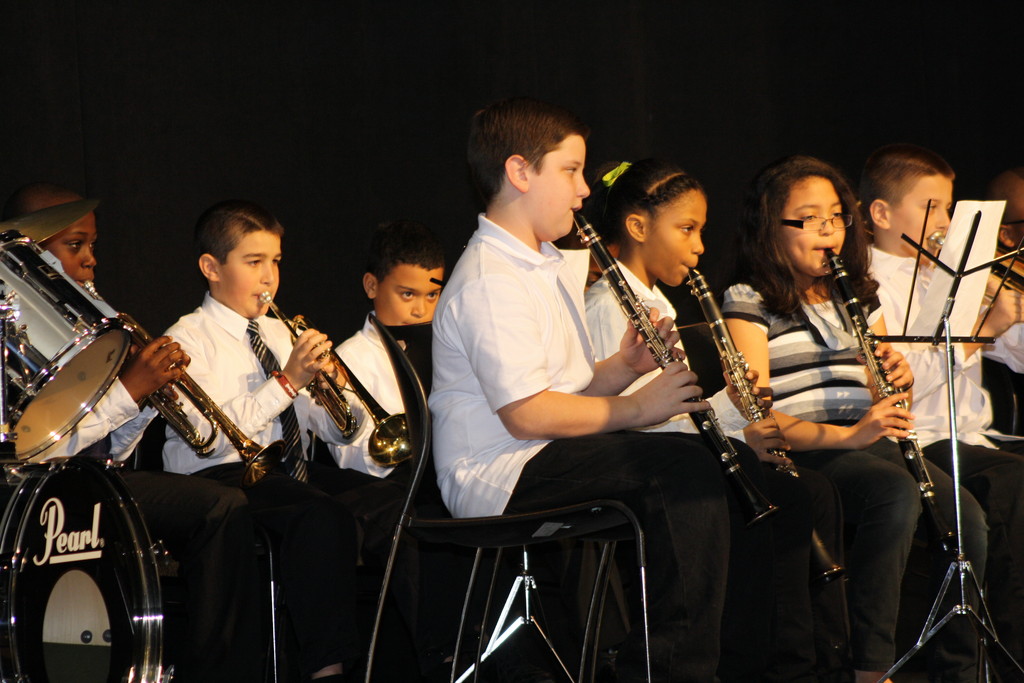 Elmont Jazz Masters, comprised of students from the Elmont Union Free School District, performed at the event.