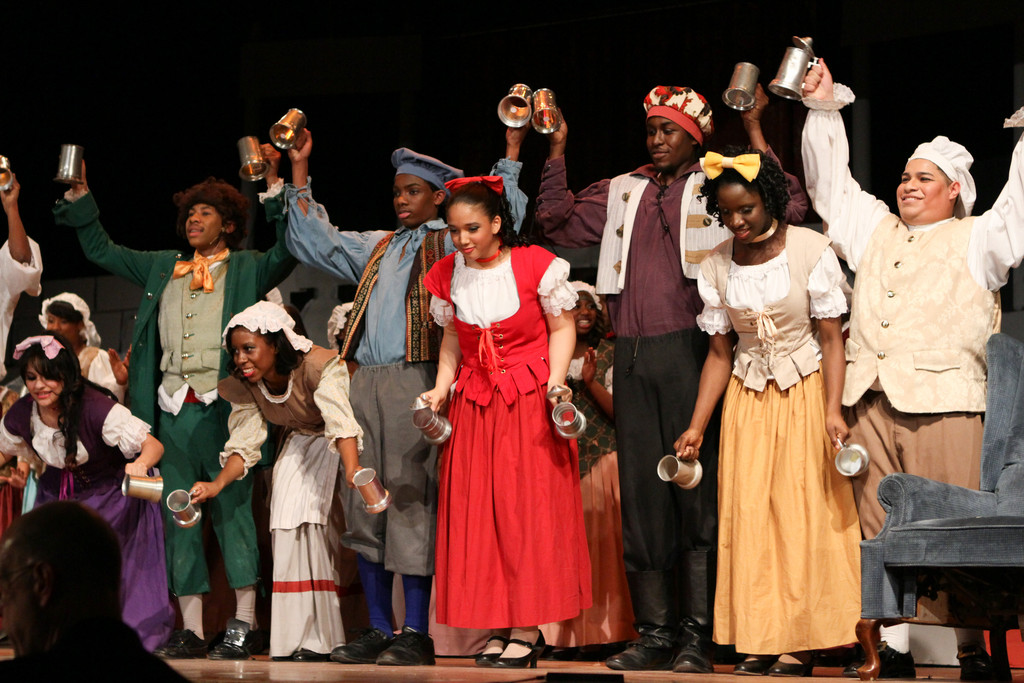 Elmont Memorial High School theatre students performed the classic play “Beauty and the Beast” March 2-3, at the Elmont Memorial auditorium.