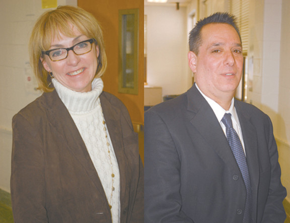 Virginia Clavin-Higgins and John Tufarelli won re-election to the Valley Stream Village Board on Tuesday night.