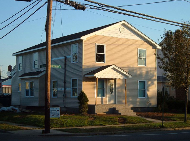 A recent photo of the Mineola home, constructed by Habitat For Humanity of Nassau County.