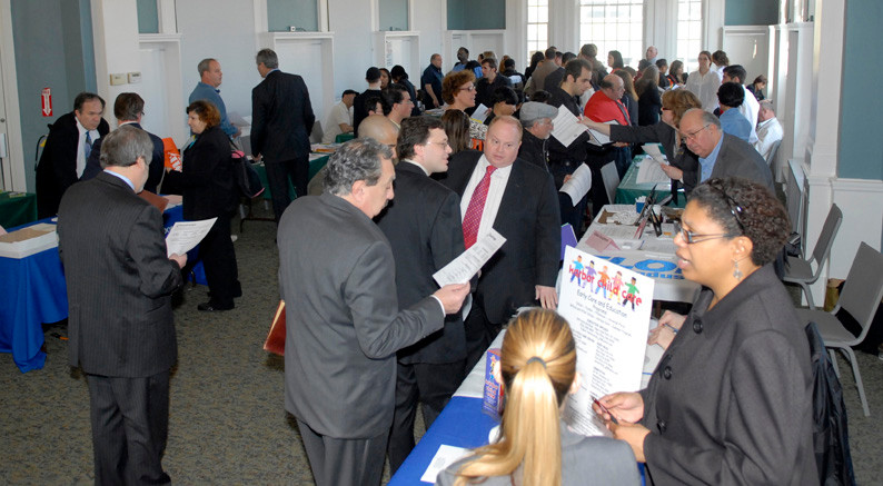 Hundreds of job seekers attended the Mayor William Hendrick 2012 Job Fair at the Lynbrook Public Library on March 14.