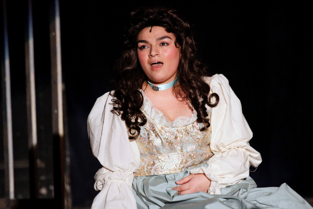 Olivia Iannuzzi, as Fantine, sang, “I Dreamed a Dream” in Sewanhaka High School's performance of "Les Miserables."