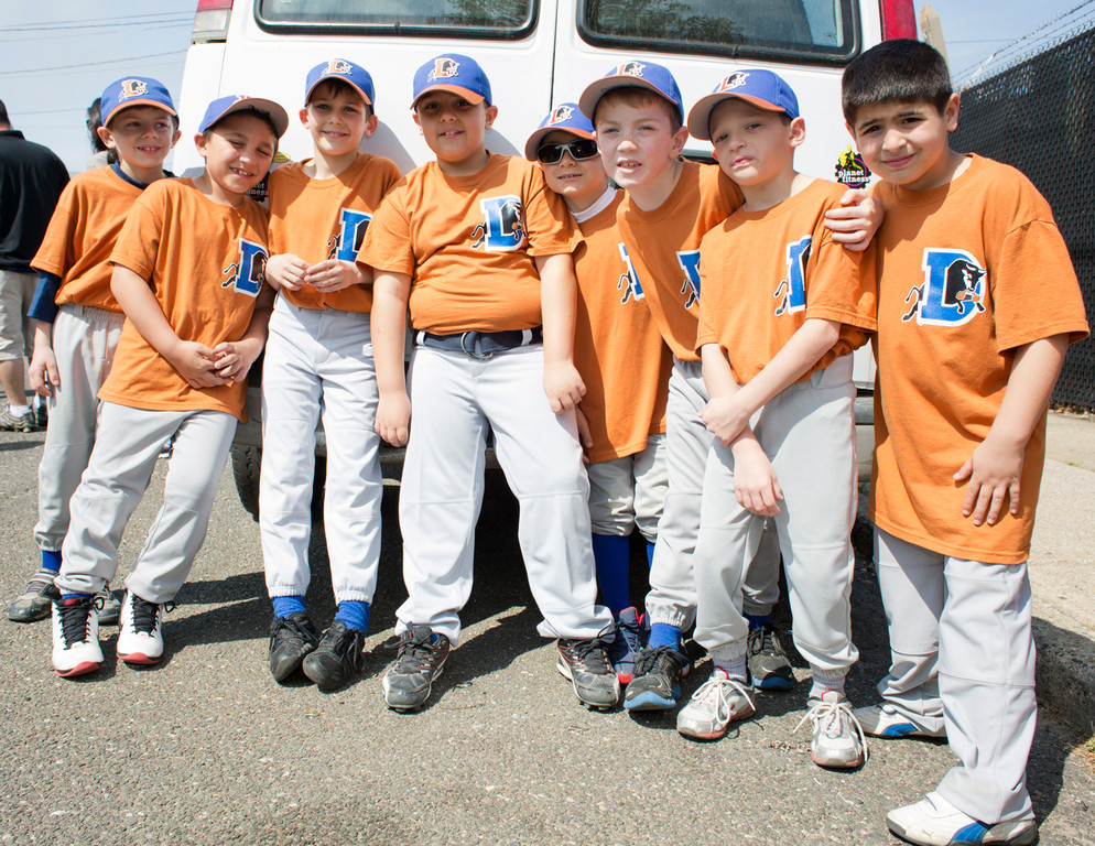 Members of the Durham Bulls — the Little League’s 8-9 Division — posed for a photo during the ceremony last Saturday.