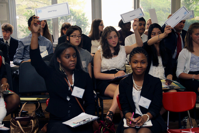 Claudine Isaac served as a Poland delegate during the SIDMUN event on April 21.