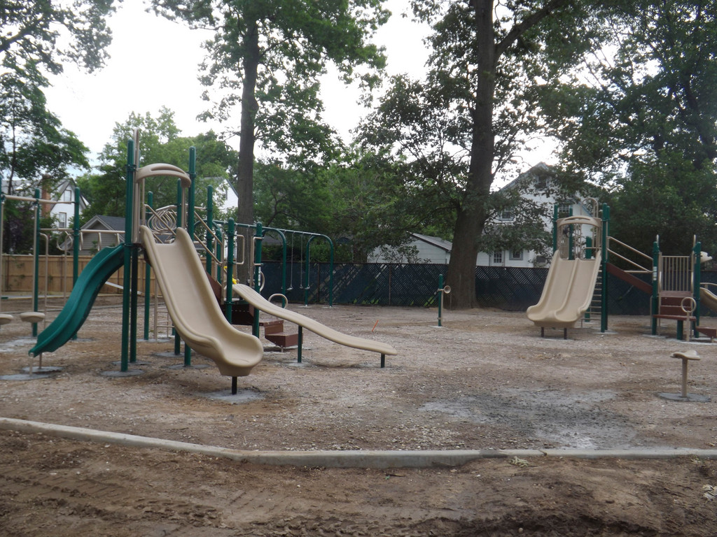 The new playground will feature age-appropriate areas.