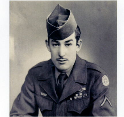 Frank DiCarlo in the 1940s during his service with the U.S. Air Force.