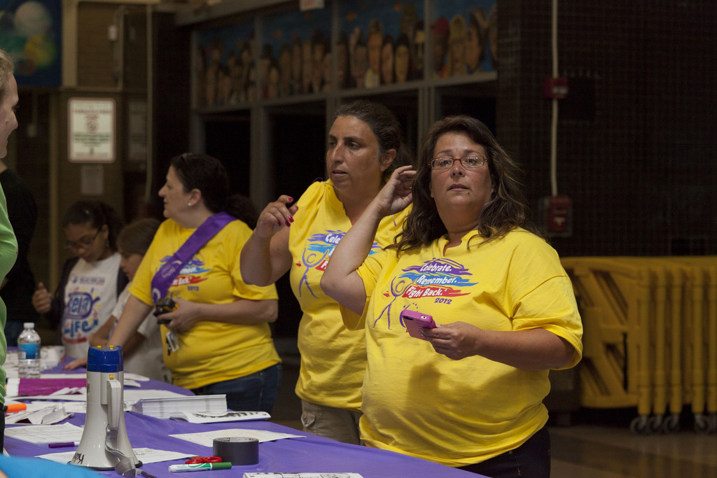 Volunteers at the Relay for Life, held at BHS, helped the event raise nearly $50,000.