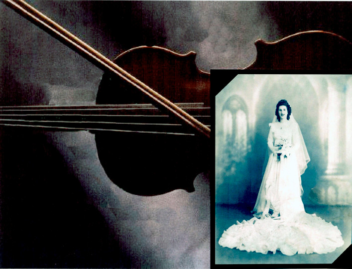 Rosemarie Natale, pictured on her wedding day, and Russell Izzo met through music, and raised 10 musical children.