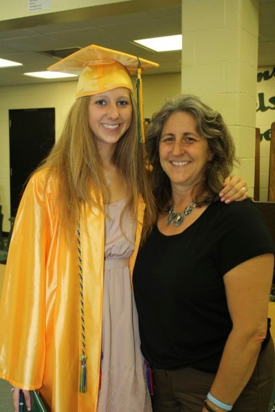 Erin Lyons and her proud mother Catherine Lyons