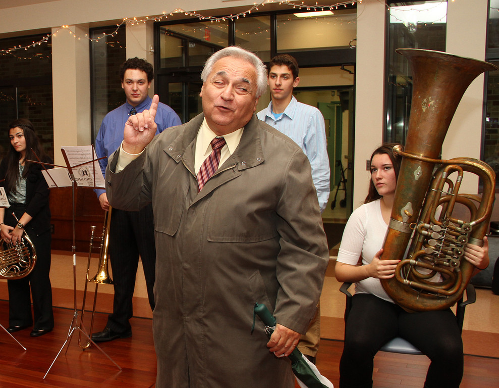 Dr. Barbarino was a big supporter of music in the schools, being a former musician himself.