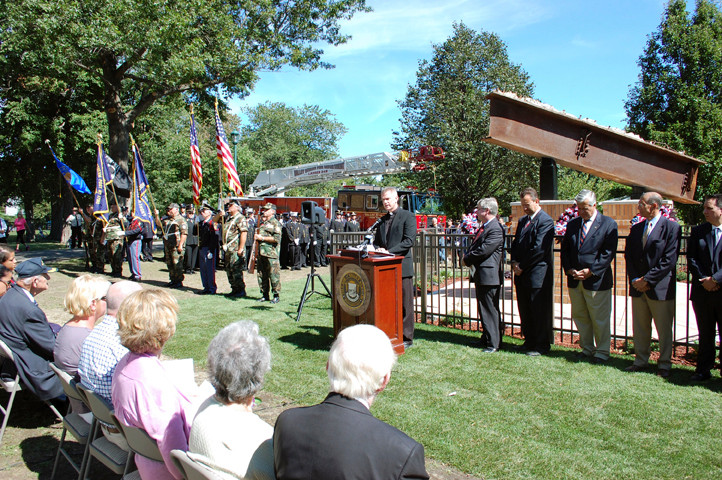 The new Sept. 11 monument at Hendrickson Park in Valley Stream was unveiled for the 11th anniversary of the attacks.