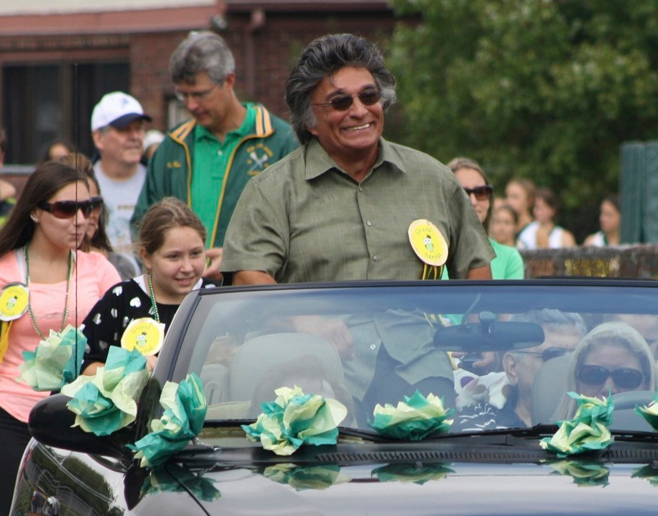 Al barbarino, brother of the late Superintendent, Dr. Santo Barbarino, and other members of the Barbarino family participated in the parade.