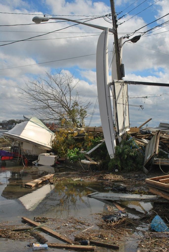 The devastation in the lower areas of Baldwin was acute following Hurricane Sandy.