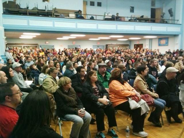 The East Rockaway School District held a special meeting to discuss plans for schooling its children.
