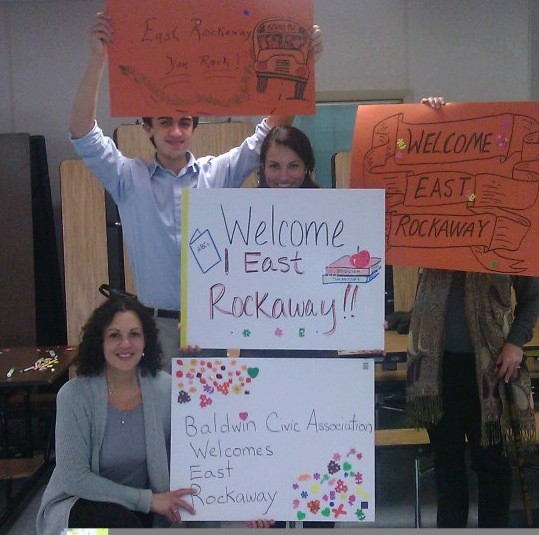 The Baldwin Civic Association welcomed East Rockaway’s students.