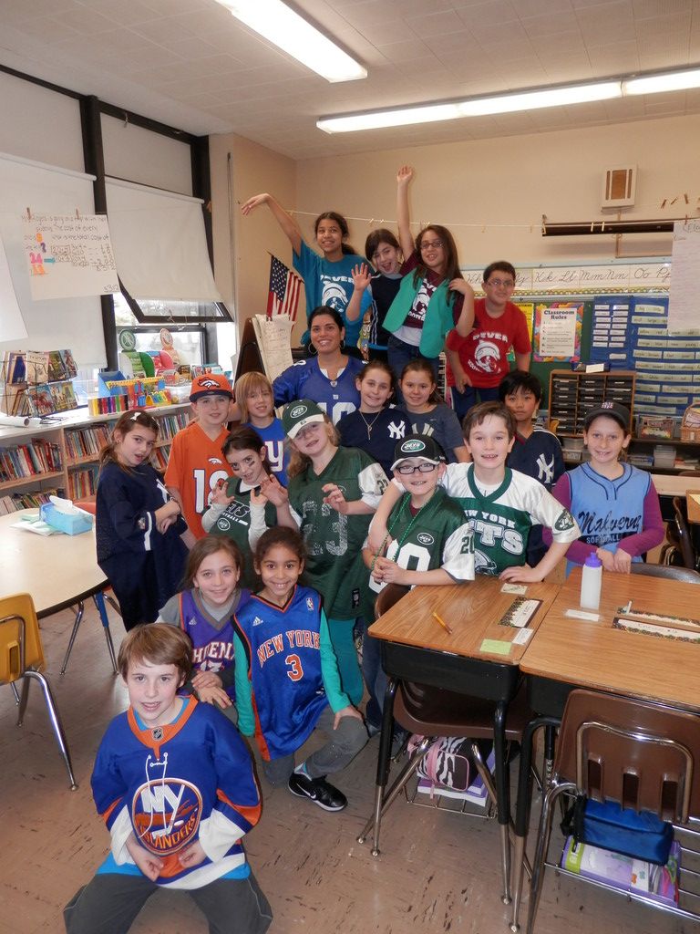 Sports Jersey Day was one of the theme days at the James A. Dever School during No Name Calling Week.