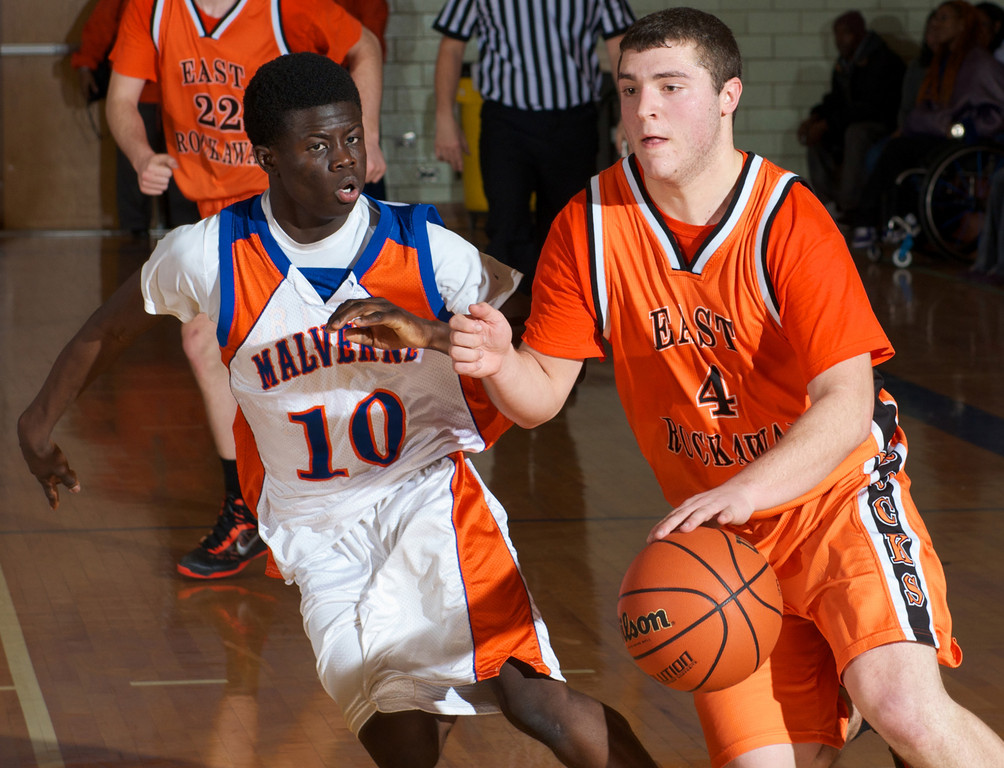 Senior David McClure, right, led the Rocks to the Nassau Class B playoffs and earned Conference B-C Player of the Year honors.
